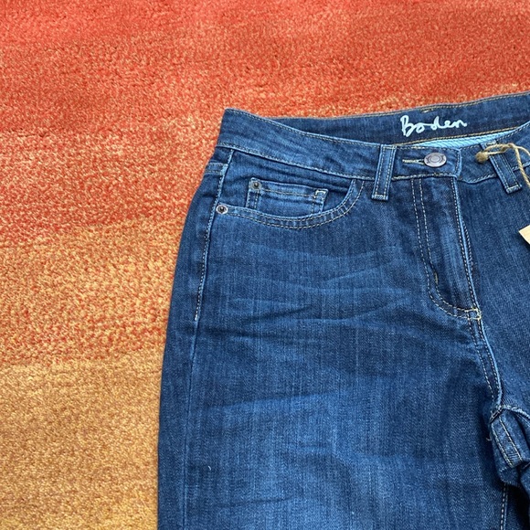 Boden WC115 Denim Straight Leg Blue Jeans , size 4R (US) New with Tags - Picture 4 of 5